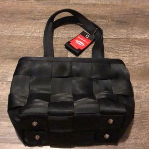 Small black Harveys Seatbelt Bag